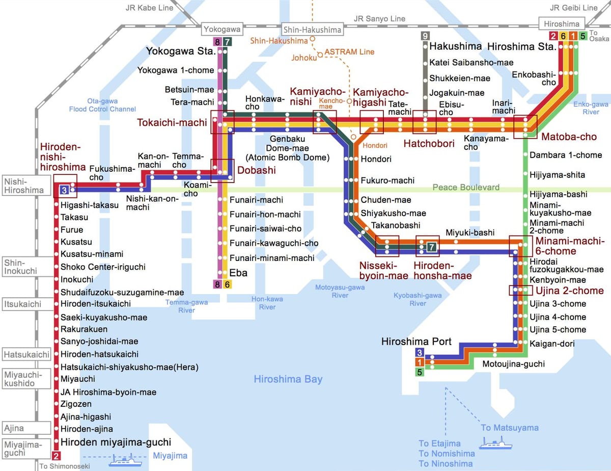 stasiun hiroshima peta
