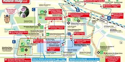 Peta dari maple loop hiroshima